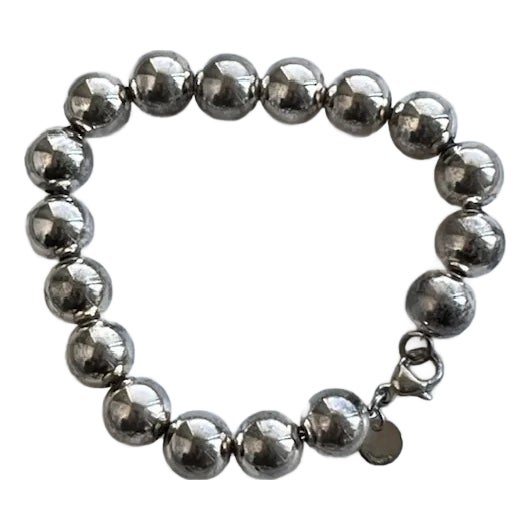 Tiffany & Co. Sterling Silver Ball Bracelet - Classic 1962 Design For Sale