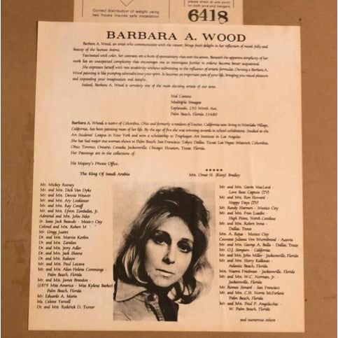 Printmaking Materials Barbara A. Wood Signed Lithograph “Pensive Woman” Custom Framed For Sale - Image 7 of 11