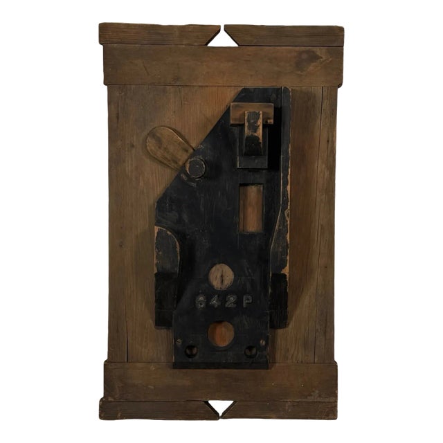 Antique Outsider Art Dada Style Assemblage Sculpture With Foundry Objects For Sale