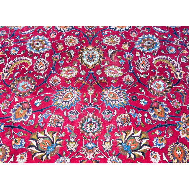 Mid 20th Century Persian Meshed Rug For Sale - Image 9 of 15