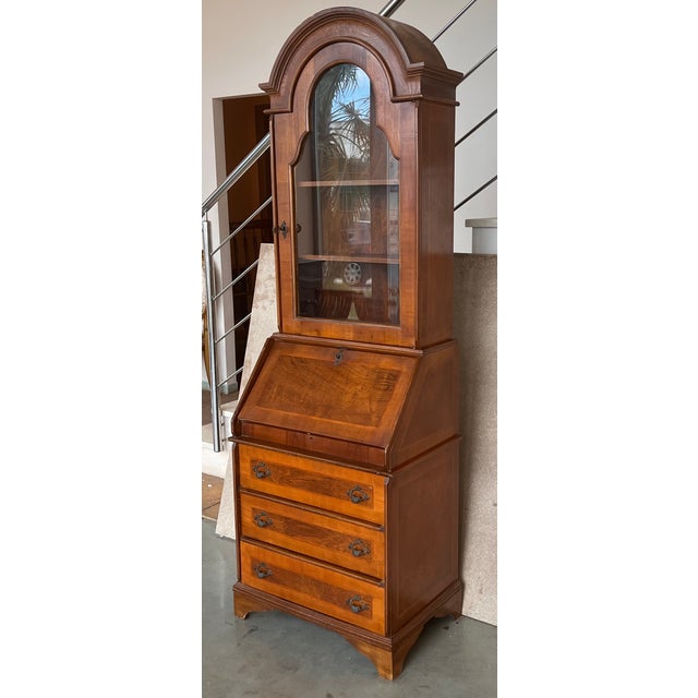 Early 19th Century George L Vitrine Secretary For Sale - Image 4 of 11