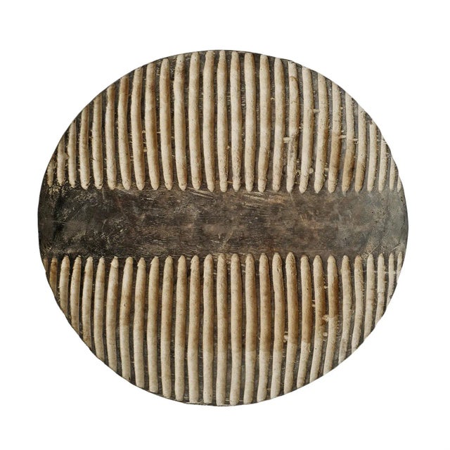Mid 20th Century Vintage Round Zulu Shield For Sale - Image 5 of 5