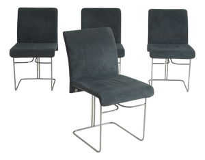 Dining Chairs attributed to Ernesto Radaelli for Saporiti, 1970s, Set of 4