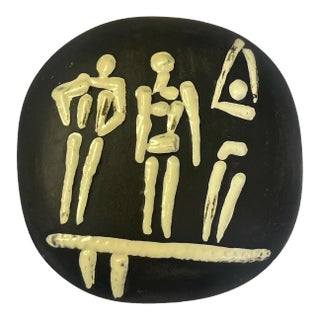 Picasso Wall Plaque - Three Figures on Trampoline 1956 For Sale