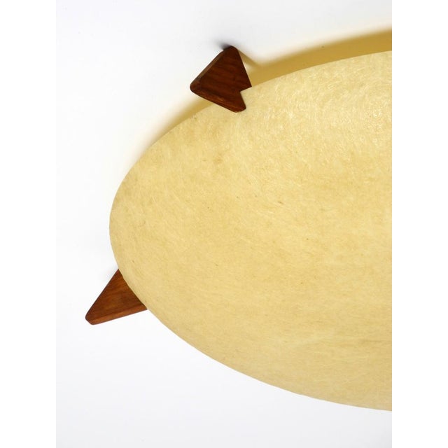 1950s Mid-Century Modern Fiberglass Ceiling Lamp, 1950s For Sale - Image 5 of 16