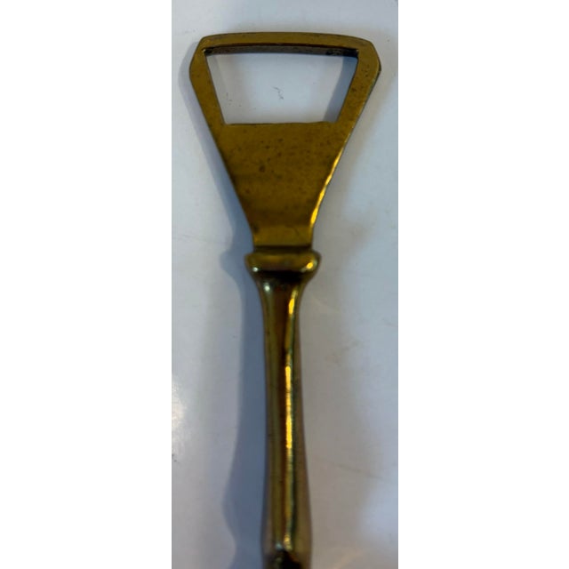 Vintage Horse Hoof Shaped Brass Bottle Opener For Sale - Image 10 of 10