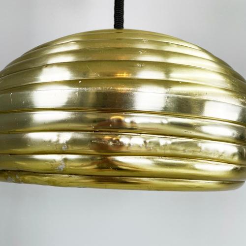 Mid-Century Italian Gold Hanging Light by Castiglioni for Flos, 1960s For Sale - Image 15 of 18