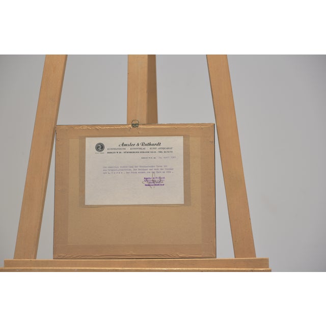 Steel Engraving, Brandenburg Gate, A. Carse, Circa 1850, Framed with Passe-Partout Under Glass For Sale - Image 4 of 9