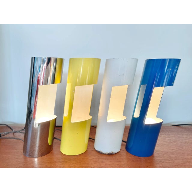 Set of Four 1970s Paul Mayén for Laurel Lamp Company, Chimney Lamps For Sale - Image 9 of 12