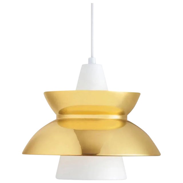 Jorn Utzon Doo-Wop Pendant for Louis Poulsen in Brass For Sale