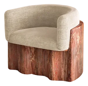 Armchair Plisse Stone by Alter Ego Studio