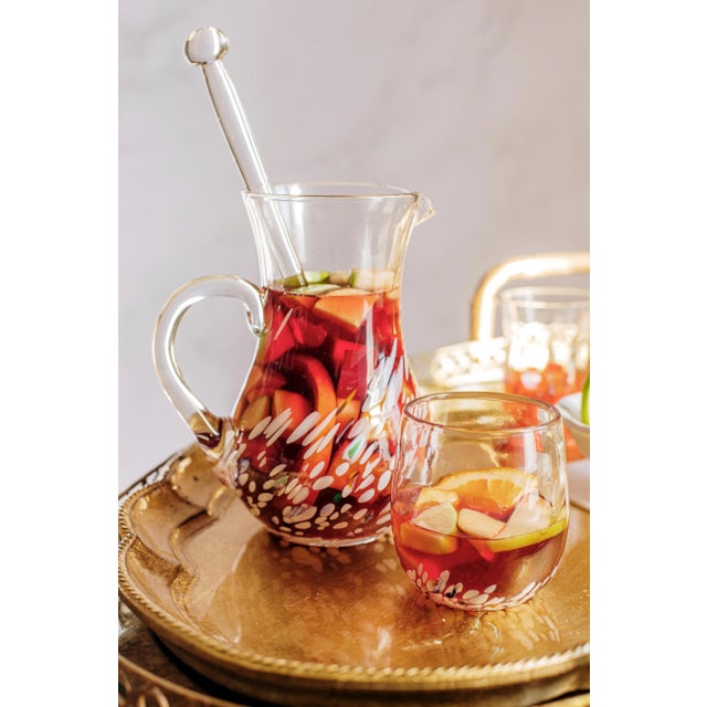 VIETRI Chiara Orange Short Tumbler For Sale In Raleigh - Image 6 of 12