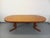 Vintage Round Dining Table in Wood Mosaic Teak and Walnut with Extensions by Dieter Waeckerlin, Swiss, 1960s For Sale - Image 11 of 18