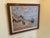 Vintage Oil on Canvas Painting of a Waterfront Landscape - Framed For Sale - Image 9 of 10