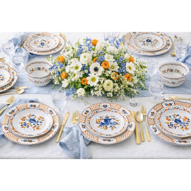 Infuse your dining experience with vibrant elegance through the Blooming Sunset Pagoda Melamine Dinner Plates. Featuring a...