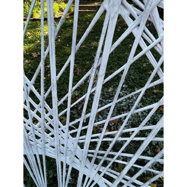 Russell Woodard MCM Spun Fiberglass Peacock Chairs - A Pair For Sale - Image 11 of 12