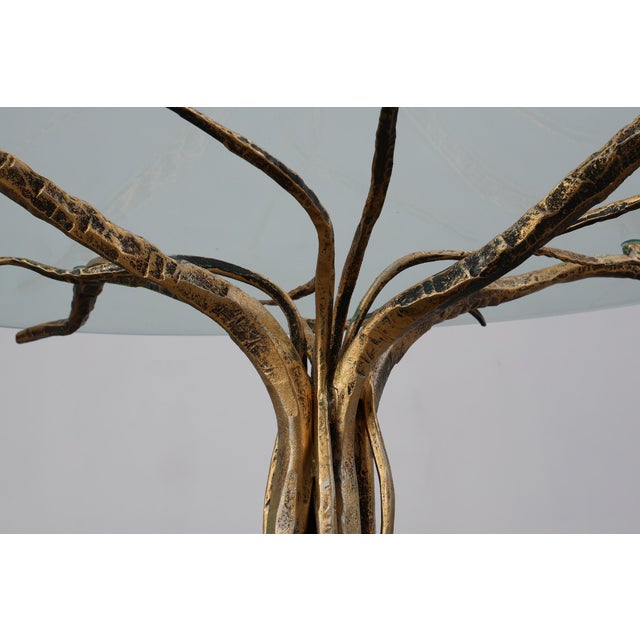 Mid-Century Forged Metal Coffee Table from Salvino Marsura, Italy, 1960s For Sale - Image 6 of 15