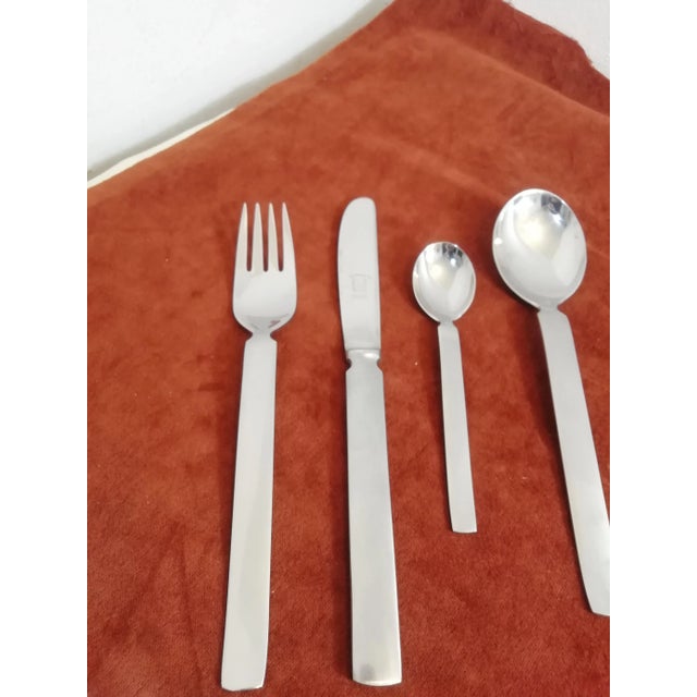 Cutlery Set for 12 by Gio Ponti for Fratelli Calderoni, Italy, 1960s, Set of 54 For Sale - Image 11 of 17