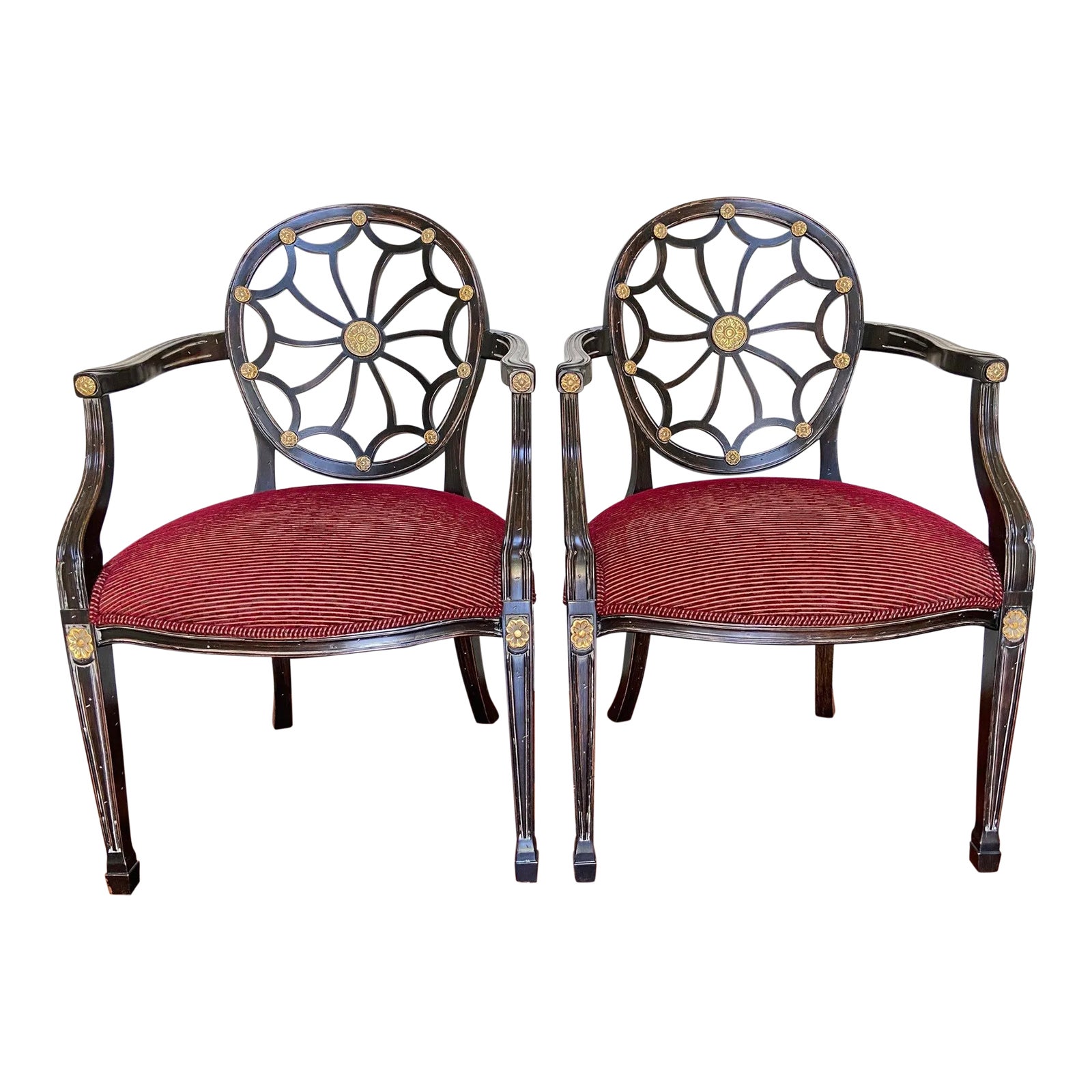 spider back arm chair