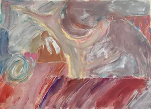 Joanna Salska Abstract Composition - 22 x 30 in