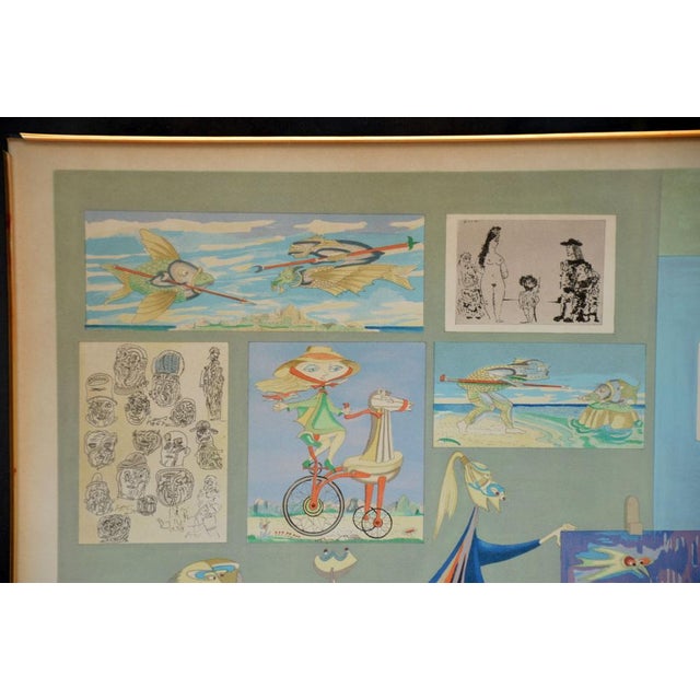 1960s Guillermo Silva, Supermercado de Arte, 1960s, Lithograph, Framed For Sale - Image 5 of 13