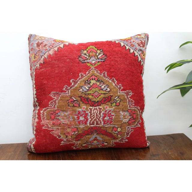 Turkish Decorative Pillow Cover - 20”x20.5" For Sale - Image 12 of 12