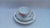 Mid-Century Modern Vintage Porcelain Coffee and Tea Trio Set with Hand-Painted Aster Motif from Meissen, 1970, Set of 3 For Sale - Image 3 of 15
