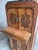 A distinctive french art deco cabinet dating from around 1930, crafted in richly grained oak and topped with a dark,...