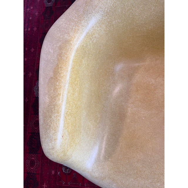 A Pair of Eames for Herman Miller Mid Century Lemon Yellow Fiberglass Shell Chair MCM For Sale - Image 9 of 18