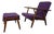 Model GE-240 Cigar Armchair and Ottoman by Hans J. Wegner for Getama, 1950s, Set of 2 For Sale
