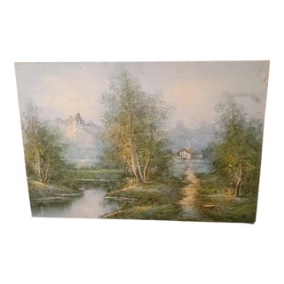 1960s Raymond Knaub Original Painting For Sale