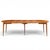 Gio Ponti for Singer & Sons Model 2135 Mid Century Walnut Expanding Dining Table with 4 Leaves This table measures: 48...