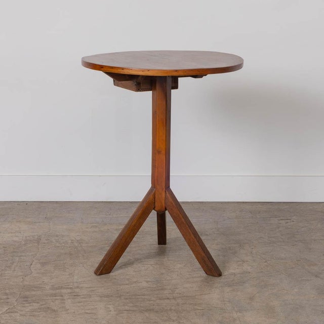 Wood 1950s French Wood Side Table For Sale - Image 7 of 12