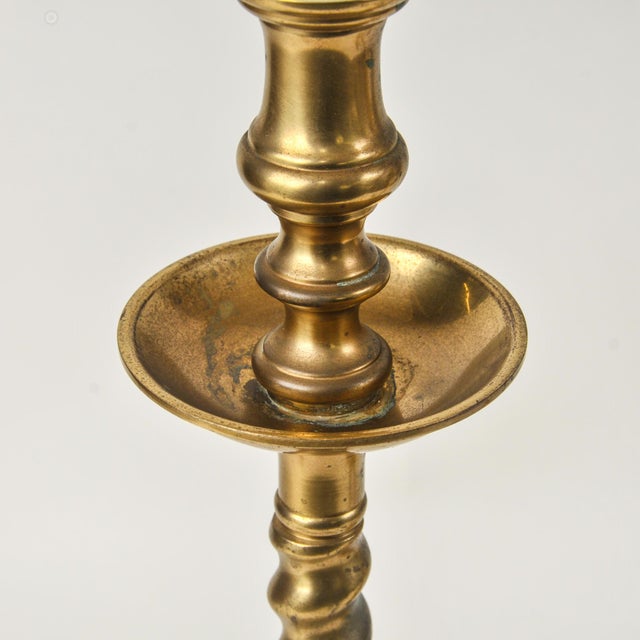 Brass 1970s Fredrick Cooper Barley Twist Brass Lamps - a Pair For Sale - Image 8 of 18