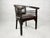 Black Antique Ebonized Oak Desk Chair, 1890s For Sale - Image 8 of 14