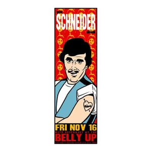 2005 American Concert Poster, Bob Schneider (Belly Up)