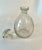 Glass Small Glass Decanter with Bubbles and with Stopper For Sale - Image 7 of 7