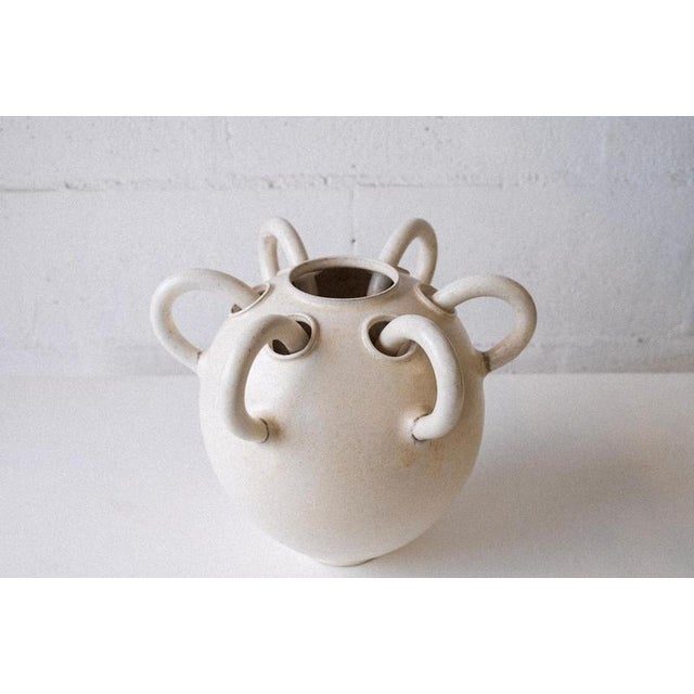 Embryo Vase in Wheel-Thrown Glazed Stoneware by Robin Kerr Unique Piece Dimensions: D 30 x W 36 x H 36 cm. Materials:...