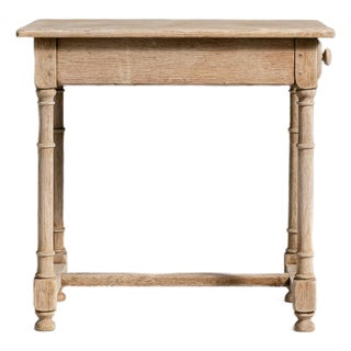 Oak Side Table With Single Drawer France 19th Century For Sale