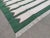 Not Yet Made - Made To Order Handmade Green and Red Geometric Border and Cream Fringe Cotton Rug For Sale - Image 5 of 11