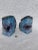 Stone Vintage Blue Agate Geode Bookends- a Pair For Sale - Image 7 of 12