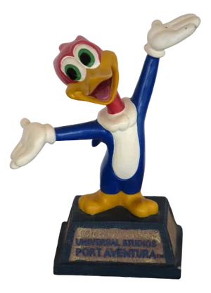 Woody Woodpecker Figurine from Universal Studios, 1980s