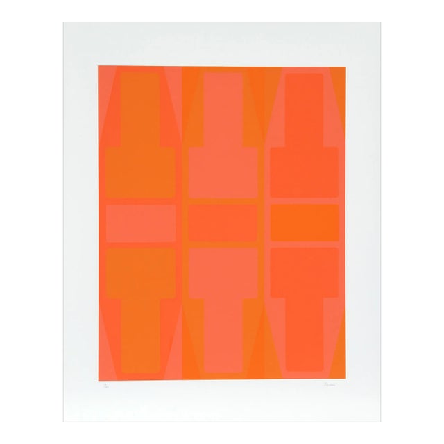 T Series (Orange), Arthur Boden Screen Print For Sale