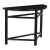Black Demi-Lune Console For Sale