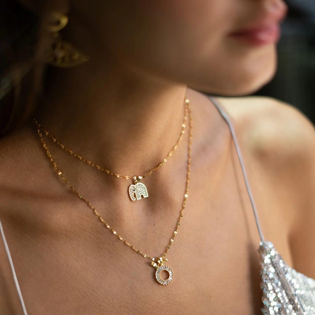 Baguette Bunny Pendant Necklace For Sale In Miami - Image 6 of 8