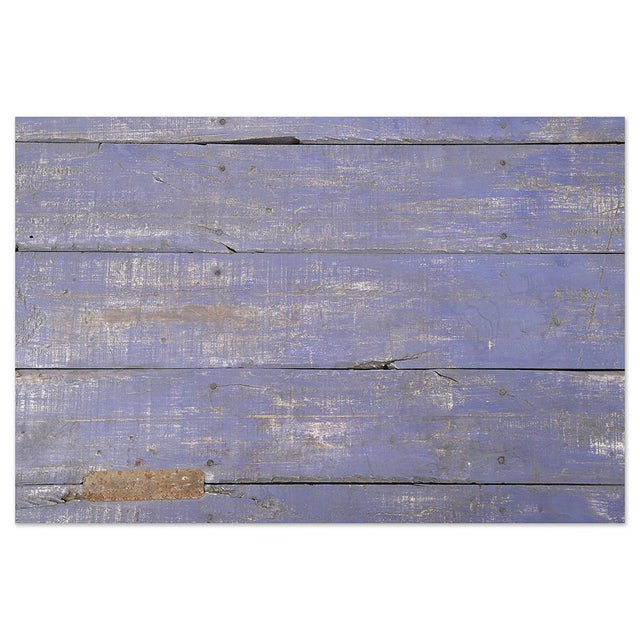 Wooden Coffee Table with Blue Patina For Sale - Image 4 of 6