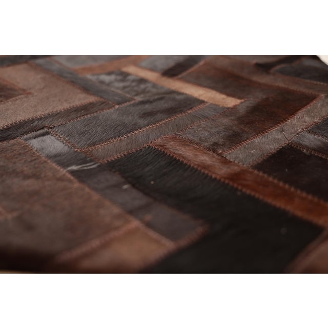 Luxury Geometric Genuine Hair-On Cowhide Pillow – Handmade 18x18 Inch Designer Cushion Create a sophisticated statement...