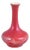 Antique Danish Slim-Necked Stoneware Vase with Deep Red Glaze from Kähler, 1890s For Sale