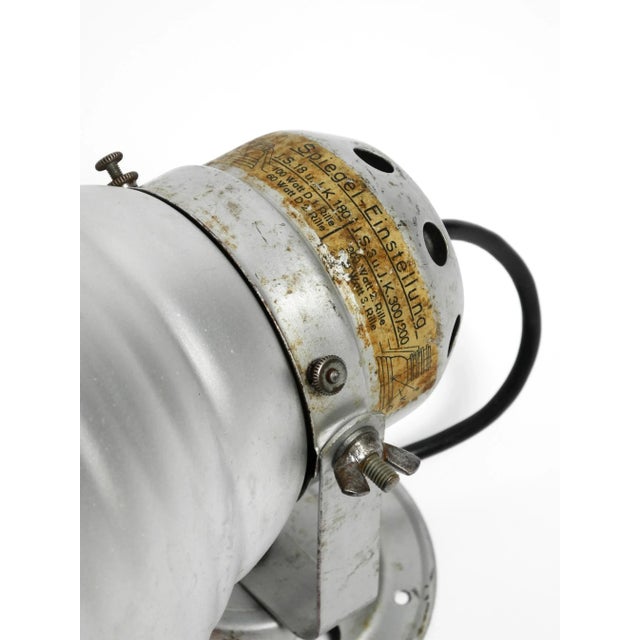 Wall or Ceiling Lamp with Adjustable Mirrored Glass Lampshade by Adolf Meyer for Zeiss Ikon, 1930s For Sale - Image 15 of 16