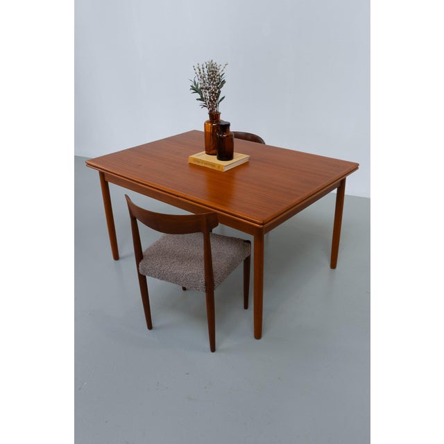 Danish Mid-Century Extendable Teak Dining Table, 1960s For Sale - Image 17 of 18